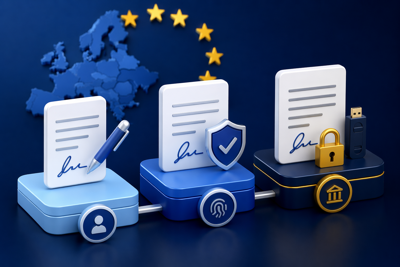 eIDAS Explained: Simple, Advanced, and Qualified Electronic Signatures in the EU (2026) illustration